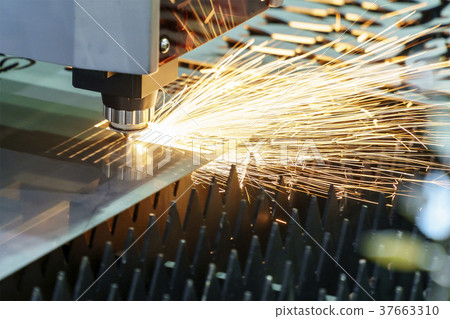 The fiber laser cutting machine The fiber laser cutting machine 37663310