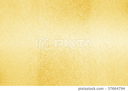 Shiny yellow leaf gold foil texture 37664794