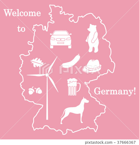 various symbols of Germany Travel and leisure. 37666367