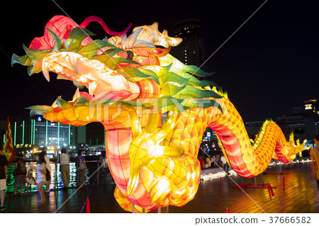 龍，燈籠，龍燈，ドラゴン、ランタン、ドラゴンライト、Dragon, lantern 37666582