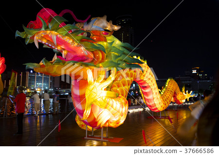 龍，燈籠，龍燈，ドラゴン、ランタン、ドラゴンライト、Dragon, lantern 37666586