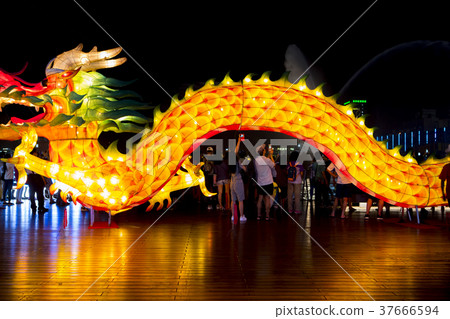 龍，燈籠，龍燈，ドラゴン、ランタン、ドラゴンライト、Dragon, lantern 37666594
