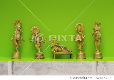 Metal idols of Lord Ganesha, also known as Metal idols of Lord Ganesha, also known as 37666708