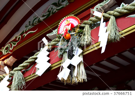 靖國神社新年裝飾 37666751