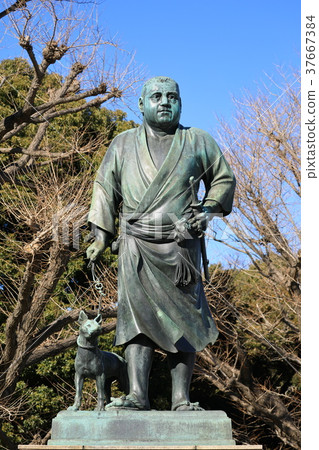 Saigo Takamori and his dog in Ueno Saigo Takamori and his dog in Ueno 37667384