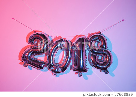 number 2018, as the new year number 2018, as the new year 37668889