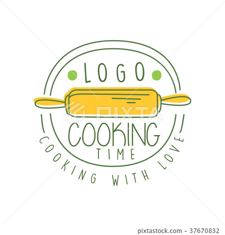 Hand drawn cooking with love logo original design Hand drawn cooking with love logo original design 37670832