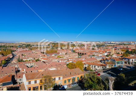 Spain Avila Outside the City Wall North Direction Spain Avila Outside the City Wall North Direction 37674459