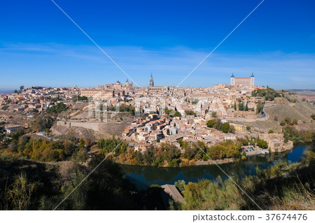 Spain Toledo cityscape 37674476