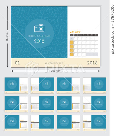 Photo Calendar 2018 ready to print 37676206