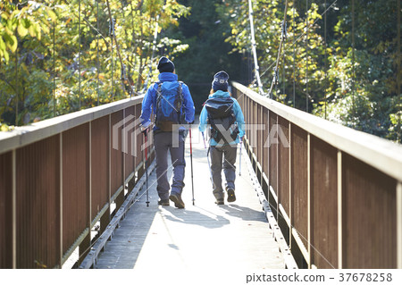 Mountain walking Mountain walking 37678258