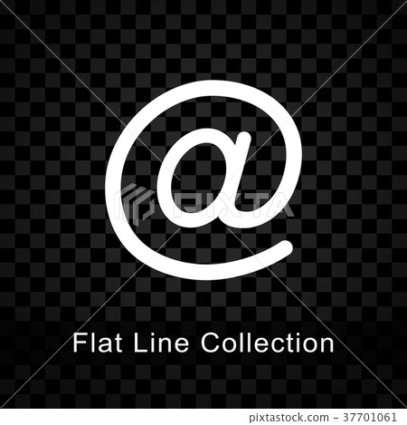 email glyph icon on checkered background 37701061