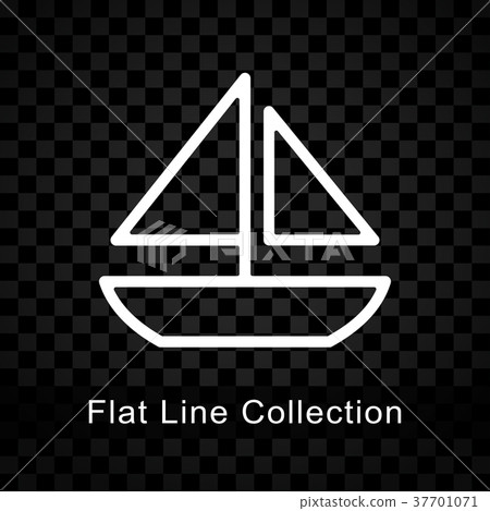 boat icon on checkered background boat icon on checkered background 37701071