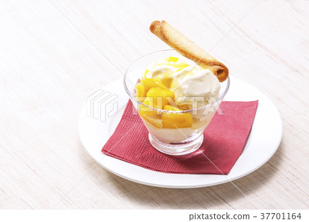 Mango sweet mango parfait ice cream mango 37701164