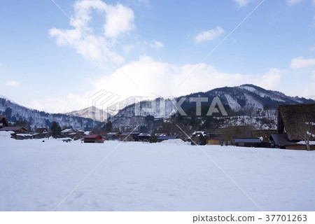 Winter Shirakawa Town 37701263