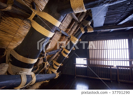 State of the interior of Gassho made in Shirakawago State of the interior of Gassho made in Shirakawago 37701290