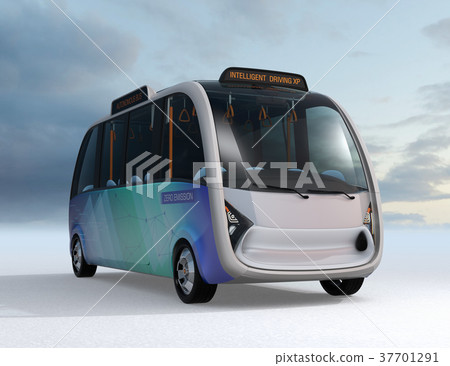 Image of an autonomous bus. Multiple models can be deployed on a common platform. original design Image of an autonomous bus. Multiple models can be deployed on a common platform. original design 37701291