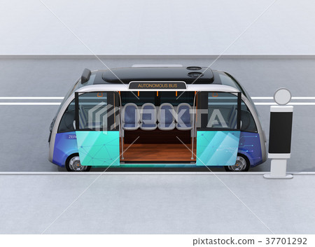 自動公共汽車的圖像。可以在通用平台上部署多個模型。原創設計 自動公共汽車的圖像。可以在通用平台上部署多個模型。原創設計 37701292