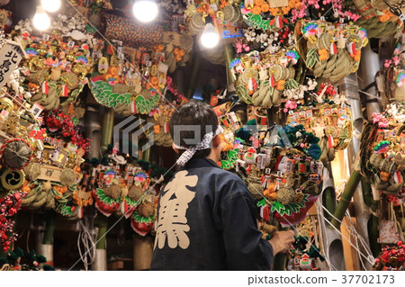淺草大鳥神社的武士市 淺草大鳥神社的武士市 37702173