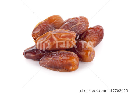 Dates isolated on white background Dates isolated on white background 37702403