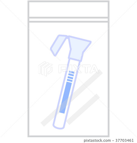 Saliva test kit in a zipper bag 37703461