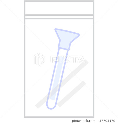Saliva test kit in a zipper bag 37703470