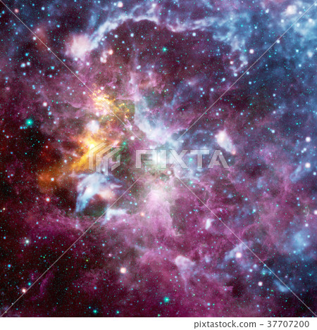 Nebula and stars in deep space. Nebula and stars in deep space. 37707200