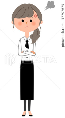 Cafe staff clerk get angry 37707675