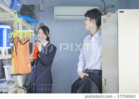 Student in club room 37708063