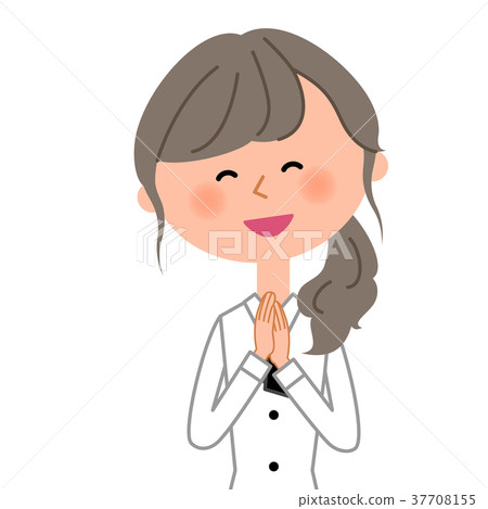 Cafe staff clerk happy 37708155