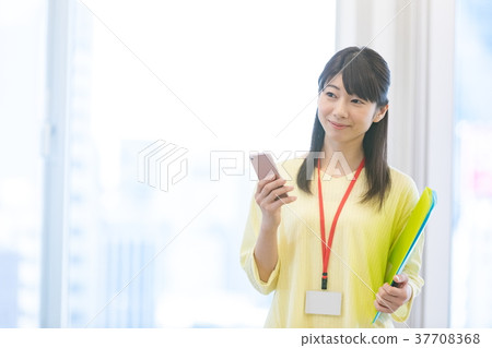 Female office worker OL business image office lady 37708368