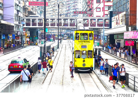 Hong Kong tram 37708817