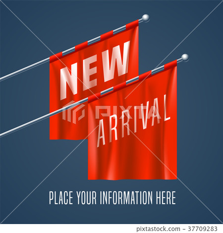 New arrival vector illustration, banner, sticker 37709283