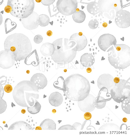 watercolor seamless pattern - Stock Illustration [37710441] - PIXTA