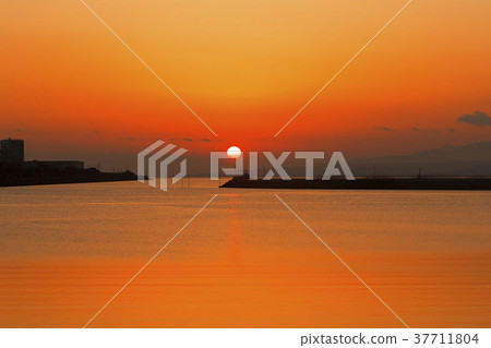 Miike Port Sunset, Miike Port Sunset, 37711804
