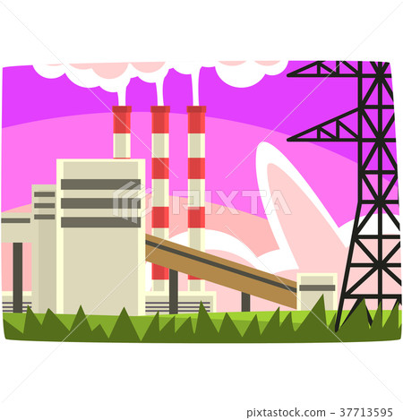 Electricity generation plant, fossil fuel power 37713595