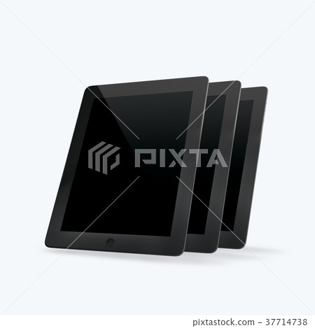 3D render of the tablet on a white background 37714738