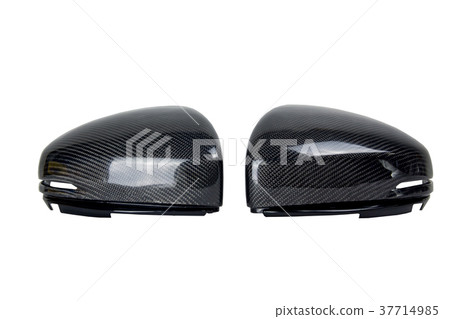 Mirror housing make by carbon fiber on isolate Mirror housing make by carbon fiber on isolate 37714985