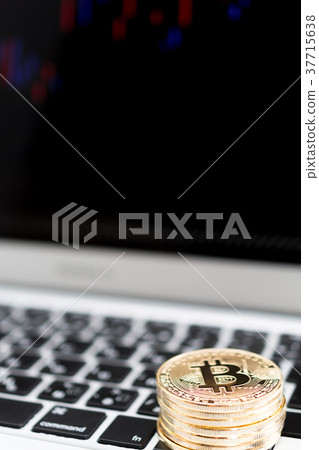 Trading image of virtual currency and bitcoin 37715638