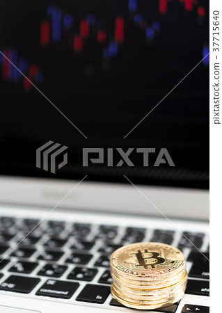 交易虛擬貨幣和比特幣的圖像 37715640
