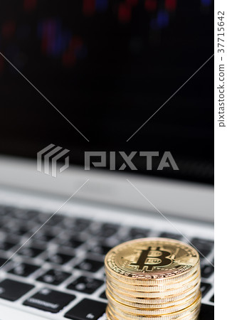 Trading image of virtual currency and bitcoin 37715642