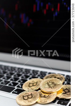 Trading image of virtual currency and bitcoin 37715648