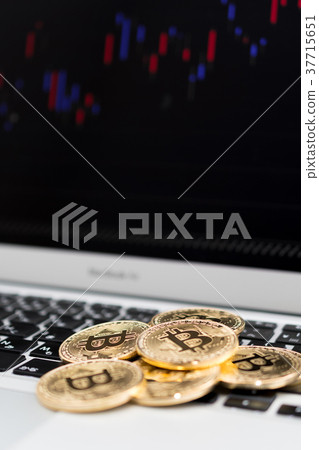 Trading image of virtual currency and bitcoin 37715651