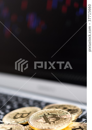 Trading image of virtual currency and bitcoin 37715660