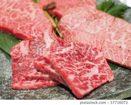Assortment of Omi beef rare parts (Ichibo, Misuji, Marushin) Assortment of Omi beef rare parts (Ichibo, Misuji, Marushin) 37716072