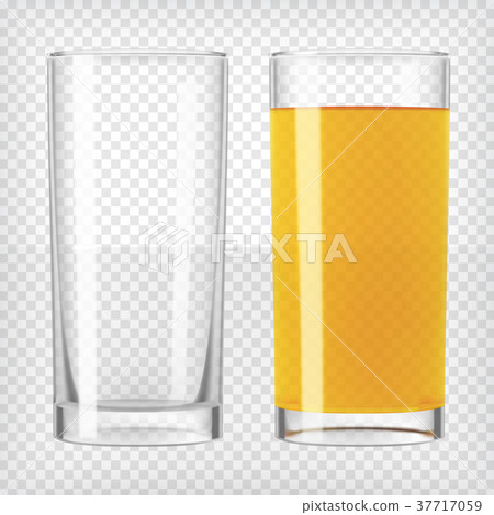 Orange juice and an empty glass 37717059