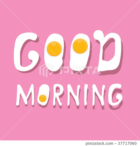 Fried Egg vector illustration. good morning 37717060
