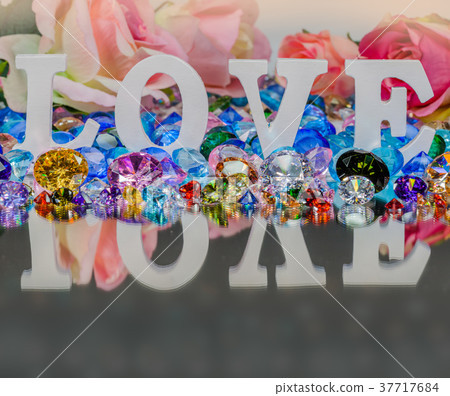 white love letter inside colorful diamonds. white love letter inside colorful diamonds. 37717684