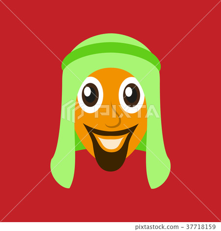 flat icons on theme Arabic business arabic man flat icons on theme Arabic business arabic man 37718159