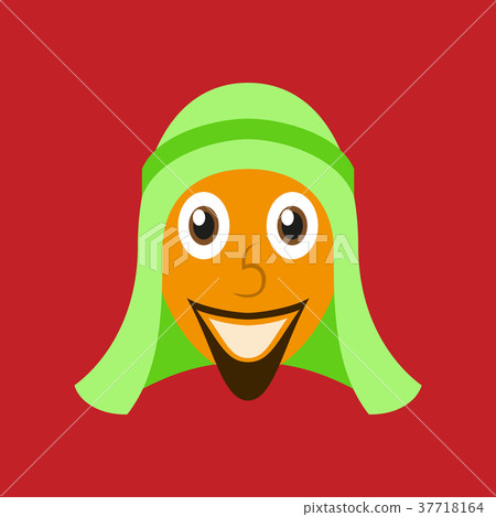 flat icons on theme Arabic business arabic man flat icons on theme Arabic business arabic man 37718164